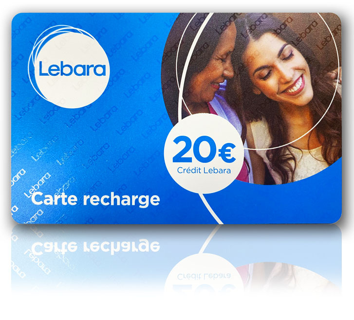 RECHARGE LEBARA 20€ - Traverse Monde - TLM Le