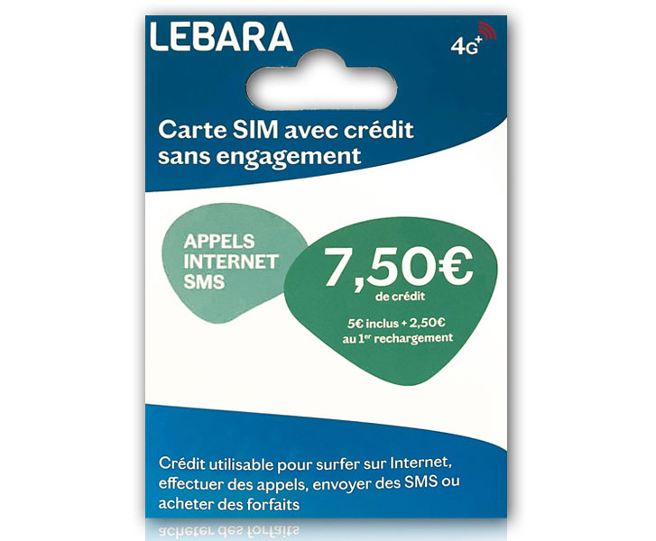 LYCA mobile Carte SIM Prépayée Sans Abonnement - Traverse Le Monde