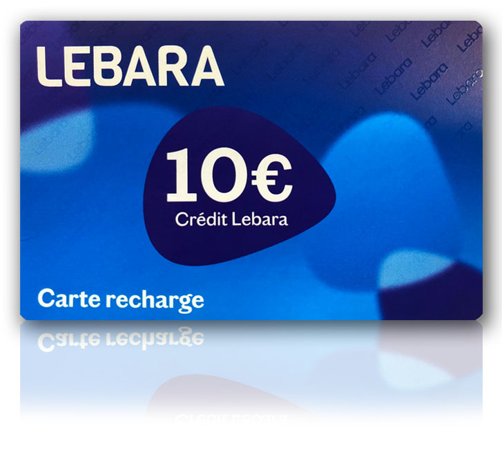 RECHARGE LEBARA 10€