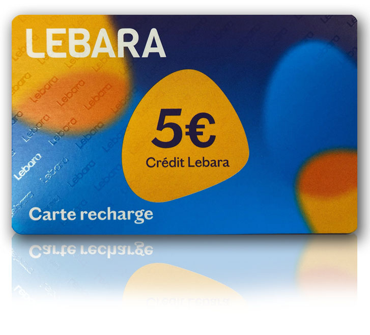 RECHARGE LEBARA 5€