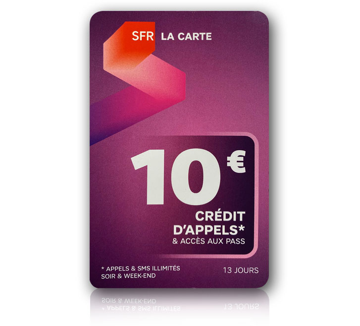 RECHARGE SFR CLASSIQUE 10€
