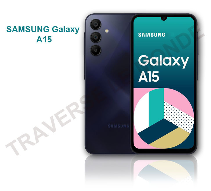 Galaxy A15 128 Go – Dual SIM – Débloqué – Neuf –